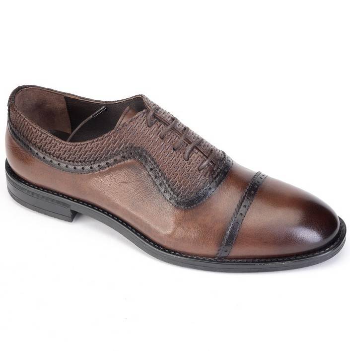 Туфли 17633-MR-9145-MR-bufalo-kahve кожа-кожа коричневый